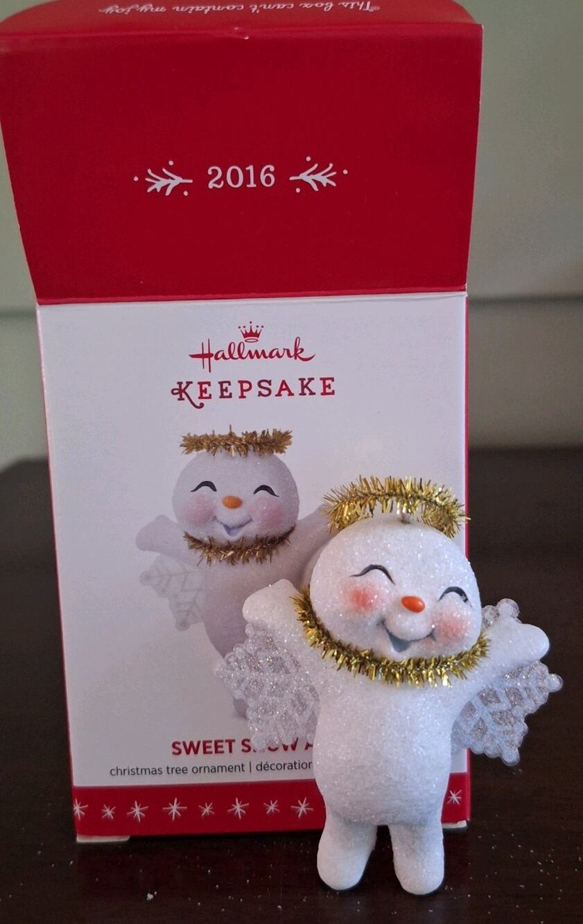 2016 Hallmark Keepsake "Sweet Snow Angel" Ornament QGO1621